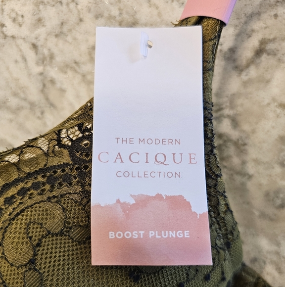 42D NWT Cacique Boost Plunge Bra - Picture 3 of 4
